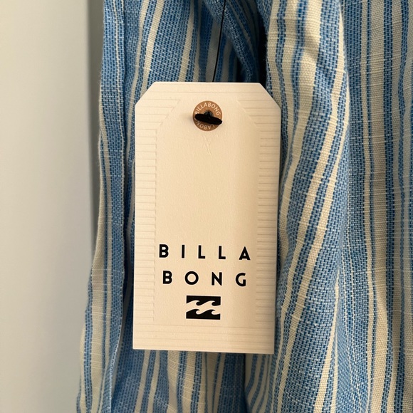 NWT! Billabong In the Tide Button Down Shirt - Picture 5 of 8